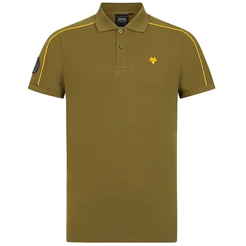 Wolverhampton Wanderers Kits Shop | Terrace Polo – Khaki Wolves Jerseys and Gear